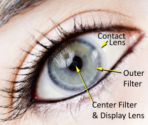 AR contact lens